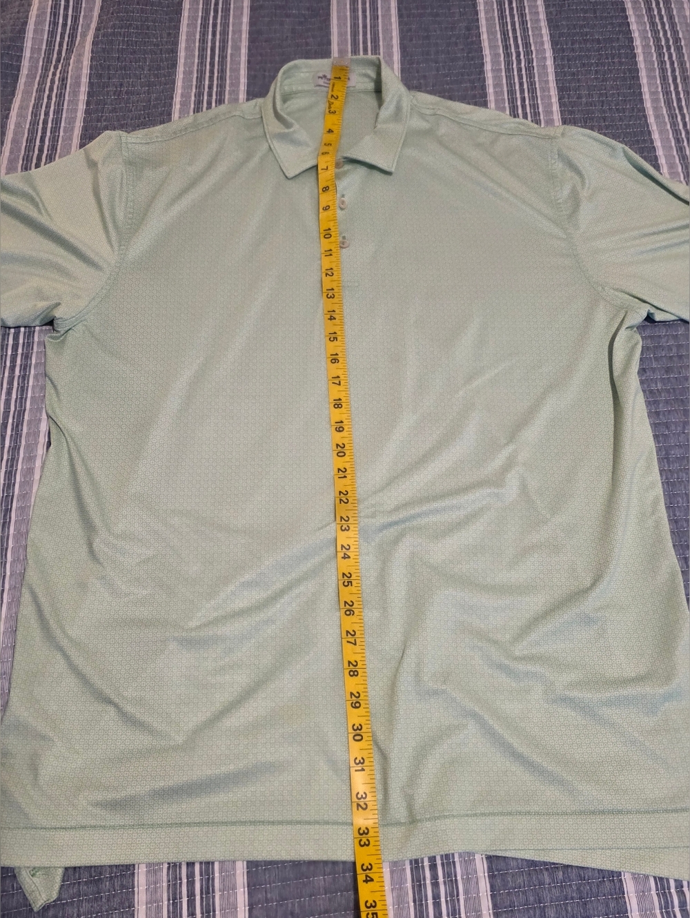 Men's Light Mint Polo Shirt - Breathable Performance Fabric Peter Millar Summer